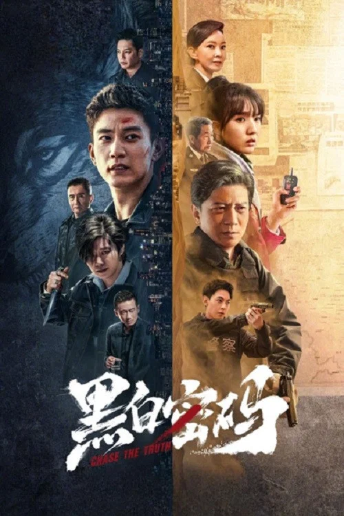 黑白密码海报
