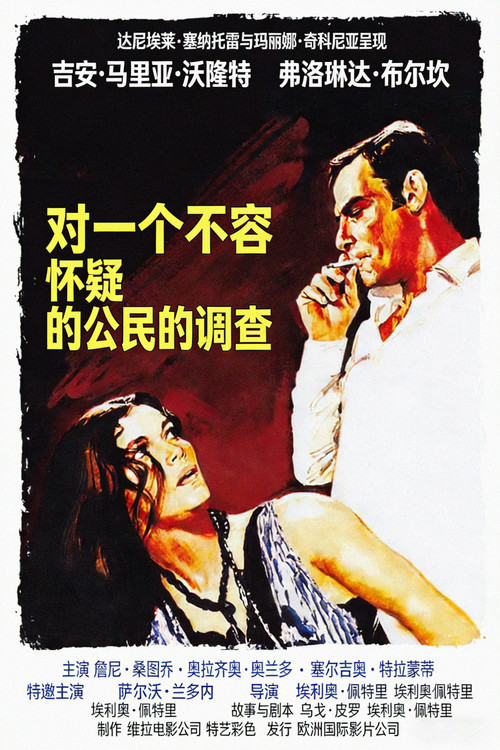 对一个不容怀疑的公民的调查海报