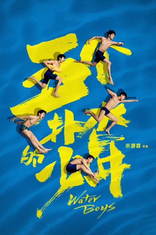 五个扑水的少年海报